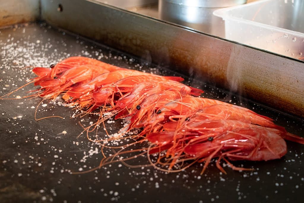Dénia red prawns (gamba roja) — the city's iconic seafood specialty